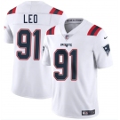 Men's New England Patriots #91 Titus Leo White 2025 Vapor Limited Football Stitched Jersey