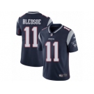 Men's Nike New England Patriots #11 Drew Bledsoe Vapor Untouchable Limited Navy Blue Team Color NFL Jersey