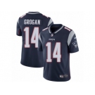 Men's Nike New England Patriots #14 Steve Grogan Vapor Untouchable Limited Navy Blue Team Color NFL Jersey