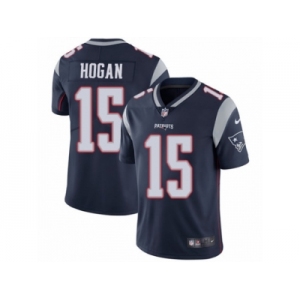 Men's Nike New England Patriots #15 Chris Hogan Vapor Untouchable Limited Navy Blue Team Color NFL Jersey