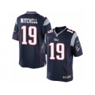 Men's Nike New England Patriots #19 Malcolm Mitchell Limited Navy Blue Team Color NFL Jersey