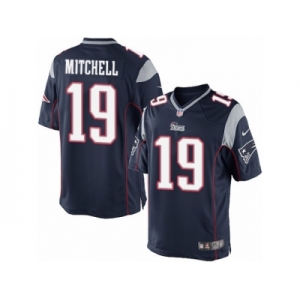 Men's Nike New England Patriots #19 Malcolm Mitchell Limited Navy Blue Team Color NFL Jersey