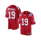 Men's Nike New England Patriots #19 Malcolm Mitchell Limited Red Alternate NFL Jersey