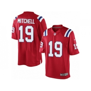 Men's Nike New England Patriots #19 Malcolm Mitchell Limited Red Alternate NFL Jersey