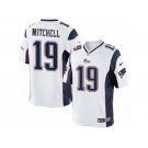 Men's Nike New England Patriots #19 Malcolm Mitchell Limited White NFL Jersey