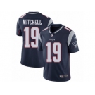 Men's Nike New England Patriots #19 Malcolm Mitchell Vapor Untouchable Limited Navy Blue Team Color NFL Jersey