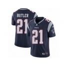 Men's Nike New England Patriots #21 Malcolm Butler Vapor Untouchable Limited Navy Blue Team Color NFL Jersey