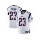 Men's Nike New England Patriots #23 Patrick Chung Vapor Untouchable Limited White NFL Jersey