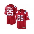 Men's Nike New England Patriots #25 Bishop Sankey Limited Red Alternate NFL Jersey