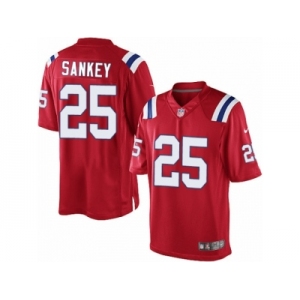 Men's Nike New England Patriots #25 Bishop Sankey Limited Red Alternate NFL Jersey