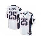 Men's Nike New England Patriots #25 Bishop Sankey Limited White NFL Jersey