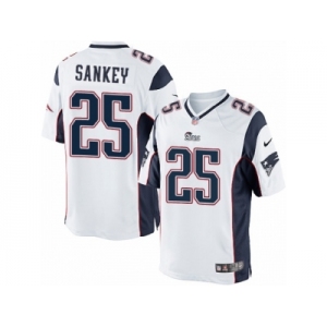 Men's Nike New England Patriots #25 Bishop Sankey Limited White NFL Jersey