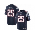 Men's Nike New England Patriots #25 Eric Rowe Limited Navy Blue Team Color NFL Jersey