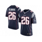 Men's Nike New England Patriots #26 Stephon Gilmore Limited Navy Blue Team Color NFL JerseyMen's Nike New England Patriots #26 Stephon Gilmore Limited Navy