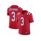 Men's Nike New England Patriots #3 Stephen Gostkowski Vapor Untouchable Limited Red Alternate NFL Jersey