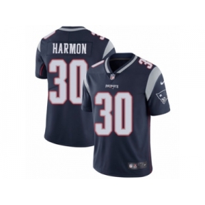 Men's Nike New England Patriots #30 Duron Harmon Vapor Untouchable Limited Navy Blue Team Color NFL Jersey