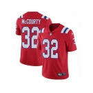 Men's Nike New England Patriots #32 Devin McCourty Vapor Untouchable Limited Red Alternate NFL Jersey