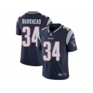 Men's Nike New England Patriots #34 Rex Burkhead Vapor Untouchable Limited Navy Blue Team Color NFL Jersey