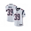 Men's Nike New England Patriots #39 Montee Ball Vapor Untouchable Limited White NFL Jersey