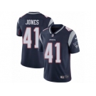 Men's Nike New England Patriots #41 Cyrus Jones Navy Blue Team Color Vapor Untouchable Limited Player NFL Jersey