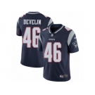 Men's Nike New England Patriots #46 James Develin Vapor Untouchable Limited Navy Blue Team Color NFL Jersey