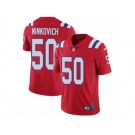 Men's Nike New England Patriots #50 Rob Ninkovich Vapor Untouchable Limited Red Alternate NFL Jersey