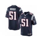 Men's Nike New England Patriots #51 Barkevious Mingo Limited Navy Blue Team Color NFL Jersey