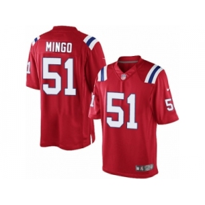 Men's Nike New England Patriots #51 Barkevious Mingo Limited Red Alternate NFL Jersey