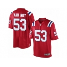 Men's Nike New England Patriots #53 Kyle Van Noy Limited Red Alternate NFL Jersey