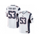 Men's Nike New England Patriots #53 Kyle Van Noy Limited White NFL Jersey