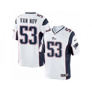 Men's Nike New England Patriots #53 Kyle Van Noy Limited White NFL Jersey