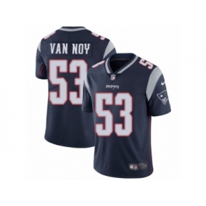 Men's Nike New England Patriots #53 Kyle Van Noy Vapor Untouchable Limited Navy Blue Team Color NFL Jersey