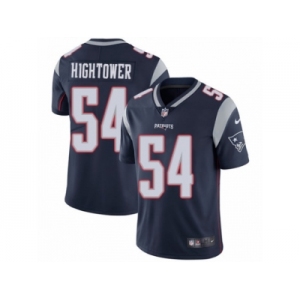 Men's Nike New England Patriots #54 Dont'a Hightower Vapor Untouchable Limited Navy Blue Team Color NFL Jersey