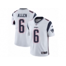 Men's Nike New England Patriots #6 Ryan Allen Vapor Untouchable Limited White NFL Jersey