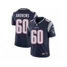 Men's Nike New England Patriots #60 David Andrews Vapor Untouchable Limited Navy Blue Team Color NFL Jersey