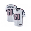 Men's Nike New England Patriots #60 David Andrews Vapor Untouchable Limited White NFL Jersey