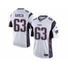 Men's Nike New England Patriots #63 Antonio Garcia Limited White NFL Jersey