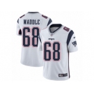 Men's Nike New England Patriots #68 LaAdrian Waddle Vapor Untouchable Limited White NFL Jersey