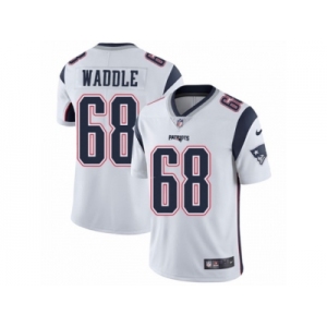 Men's Nike New England Patriots #68 LaAdrian Waddle Vapor Untouchable Limited White NFL Jersey