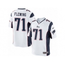 Men's Nike New England Patriots #71 Cameron Fleming Limited White NFL Jersey