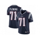 Men's Nike New England Patriots #71 Cameron Fleming Vapor Untouchable Limited Navy Blue Team Color NFL Jersey