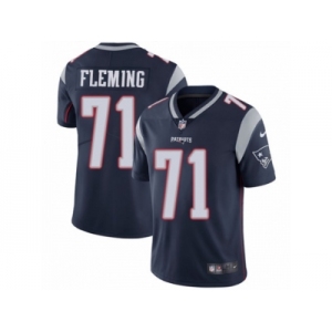 Men's Nike New England Patriots #71 Cameron Fleming Vapor Untouchable Limited Navy Blue Team Color NFL Jersey