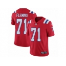 Men's Nike New England Patriots #71 Cameron Fleming Vapor Untouchable Limited Red Alternate NFL Jersey