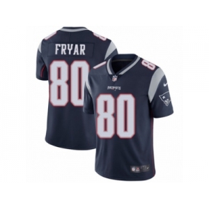 Men's Nike New England Patriots #80 Irving Fryar Vapor Untouchable Limited Navy Blue Team Color NFL Jersey