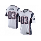 Men's Nike New England Patriots #83 Dwayne Allen Limited White NFL Jersey