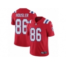 Men's Nike New England Patriots #86 Rob Housler Vapor Untouchable Limited Red Alternate NFL Jersey