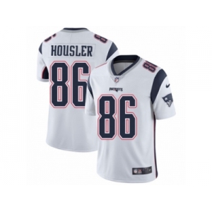 Men's Nike New England Patriots #86 Rob Housler Vapor Untouchable Limited White NFL Jersey