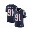 Men's Nike New England Patriots #91 Deatrich Wise Jr Vapor Untouchable Limited Navy Blue Team Color NFL Jersey