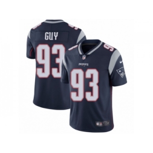 Men's Nike New England Patriots #93 Lawrence Guy Vapor Untouchable Limited Navy Blue Team Color NFL Jersey