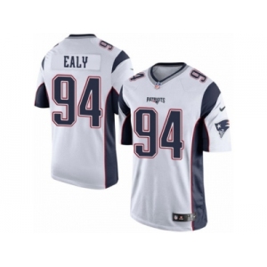 Men's Nike New England Patriots #94 Kony Ealy Limited White NFL Jersey